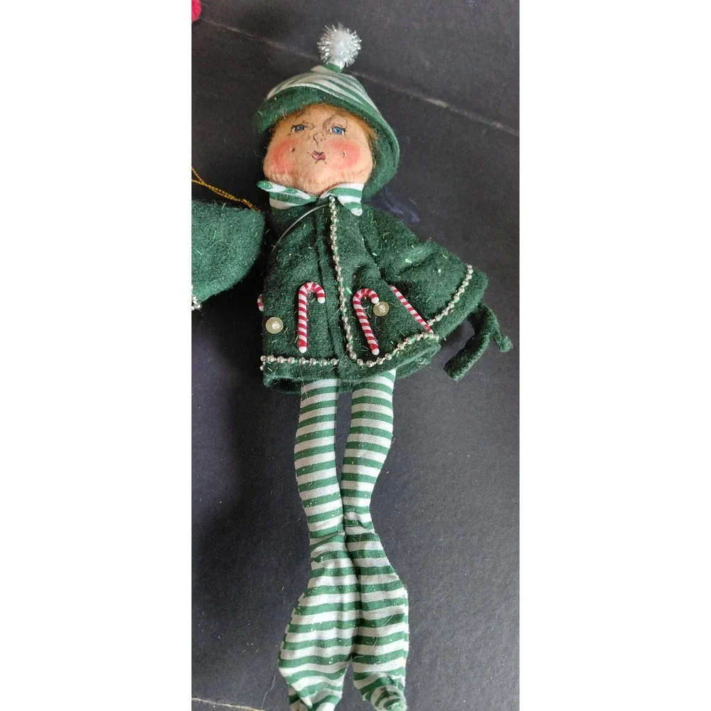 Collectible Holiday Christmas Dolls holiday elf Pixie mix Lot vintage And modern